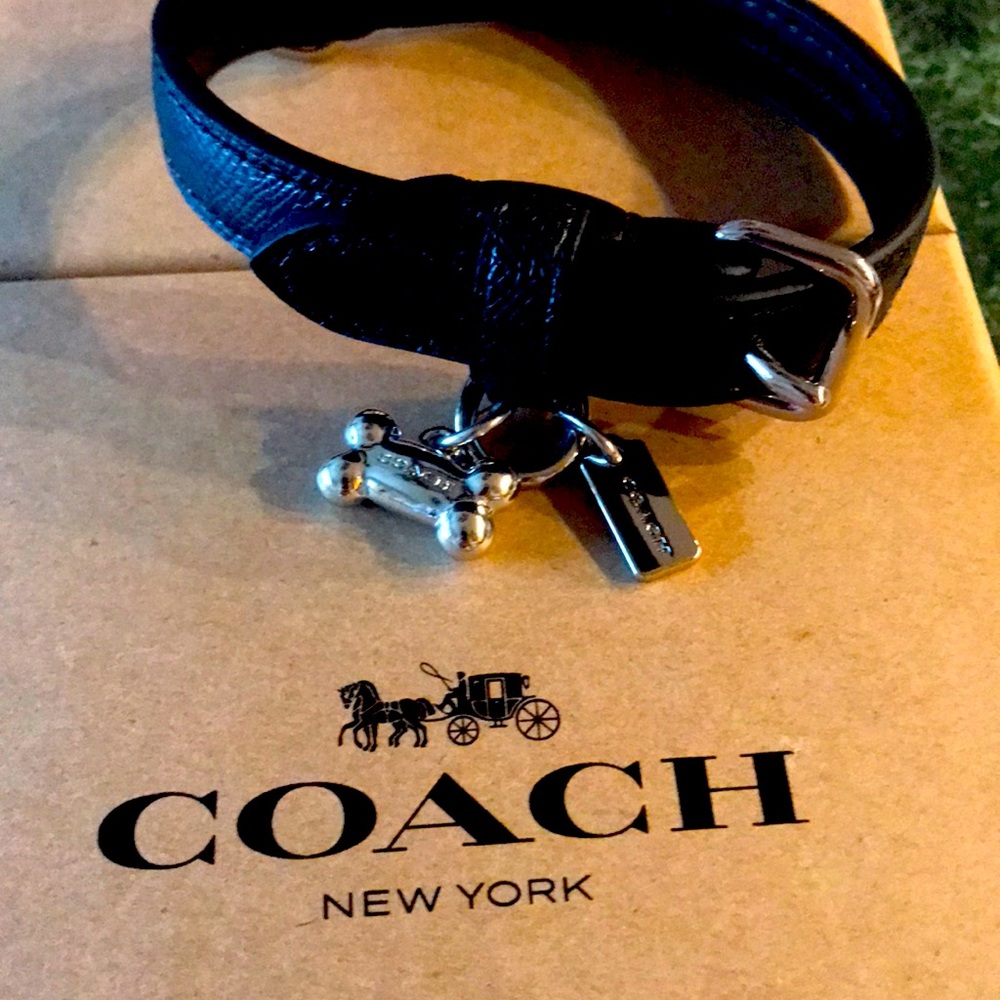COACH dog collar